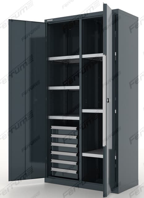 Металлический шкаф 13.2661-7016/7016