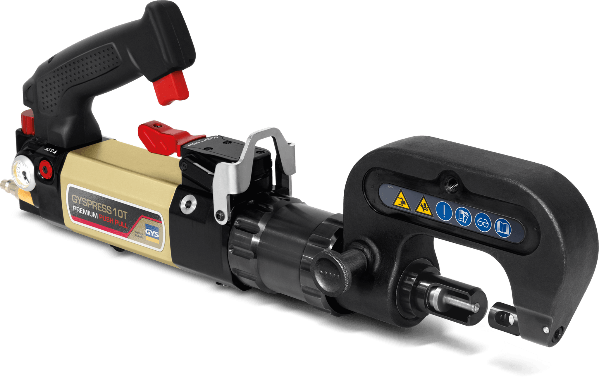Пневмогидравлическая клепальная машина GYSPRESS PREMIUM 10T PUSH-PULL