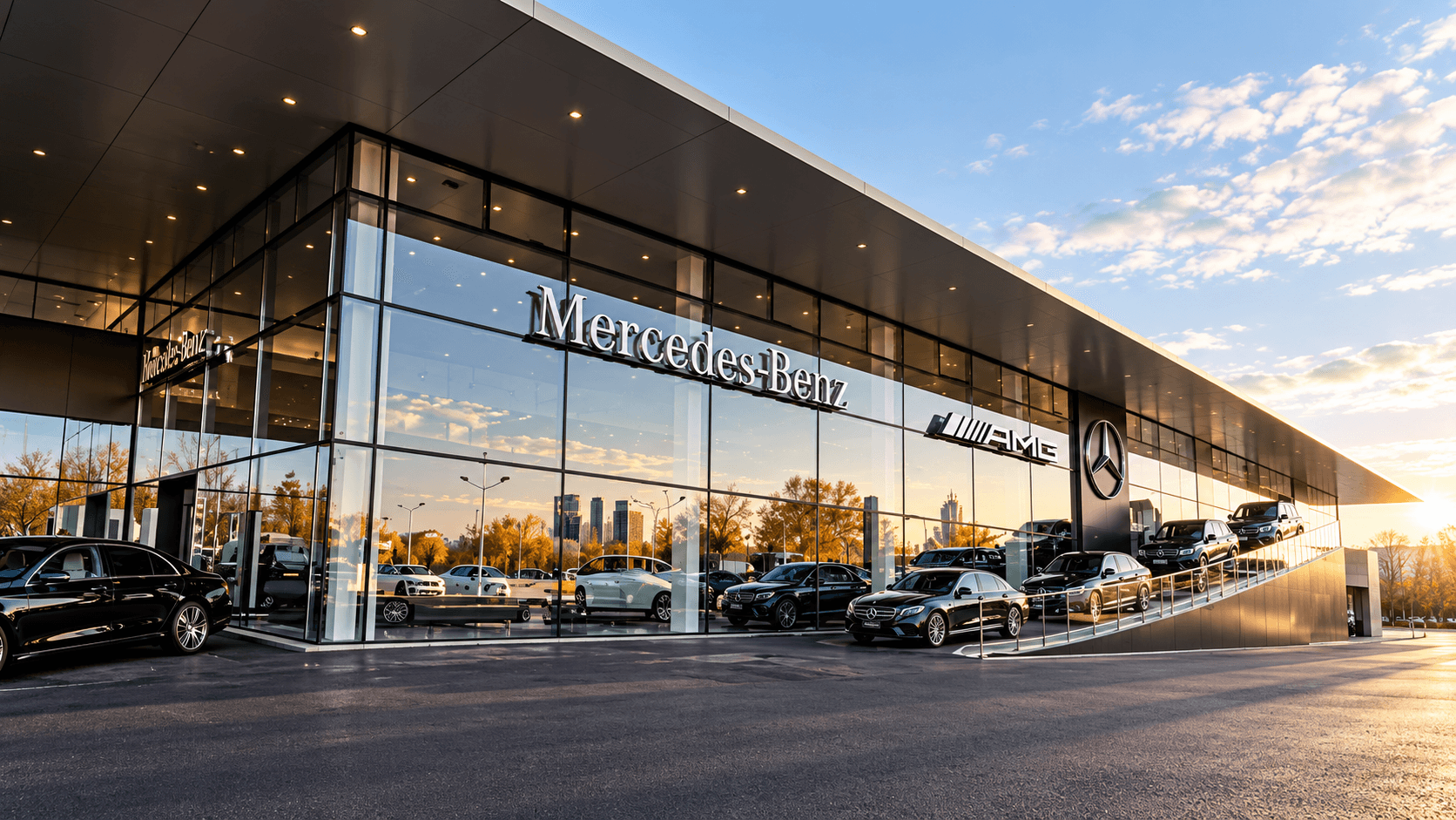 Орталық Азиядағы ең ірі Mercedes-Benz дилерлік орталығы — Blue Star of Kazakhstan.