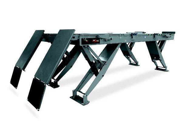 Параллелограммный ножничный подьемник SPACE г/п 5,5т, под сход развал, напольный для Mercedes-Benz