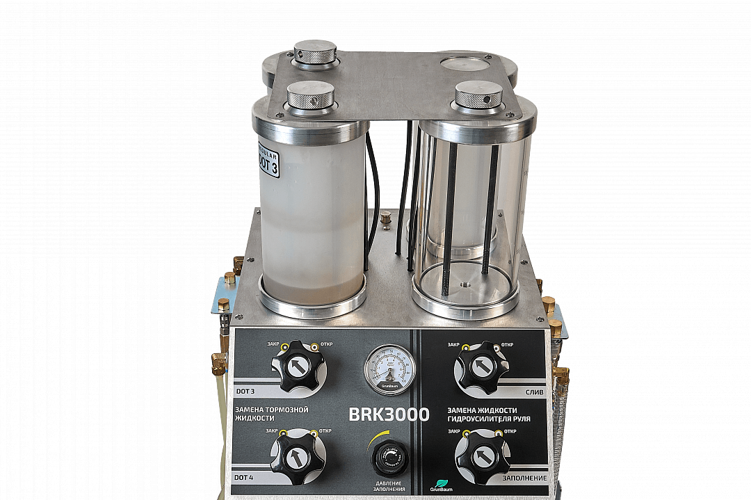 Установка GrunBaum BRK3000 для замены жидкостей тормозной системы и гидроусилителя руля
