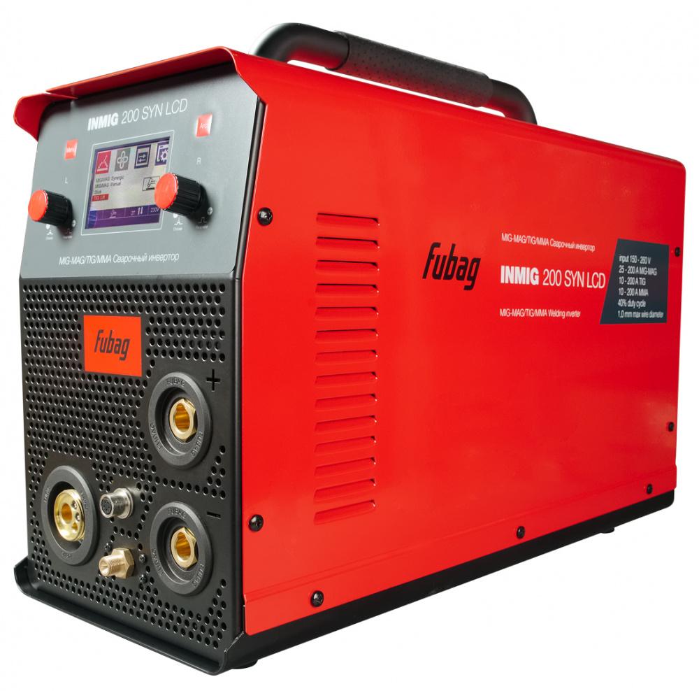 Инвертор MIG-MAG Fubag INMIG 200 SYN LCD (31435) + горелка FB 250_3 м (38443)