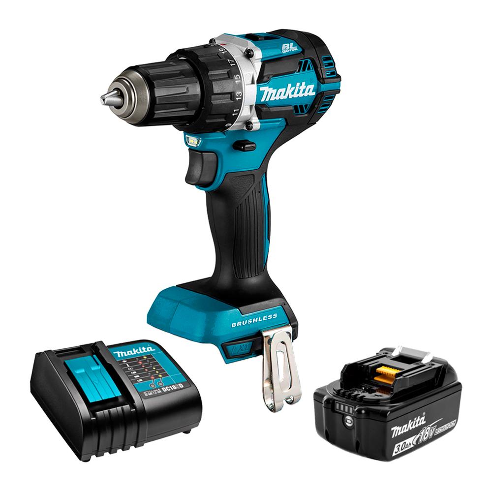 Набор инструментов Makita DDF484Z+BL1830B (632M83-6)+DC18SD (630881-4)