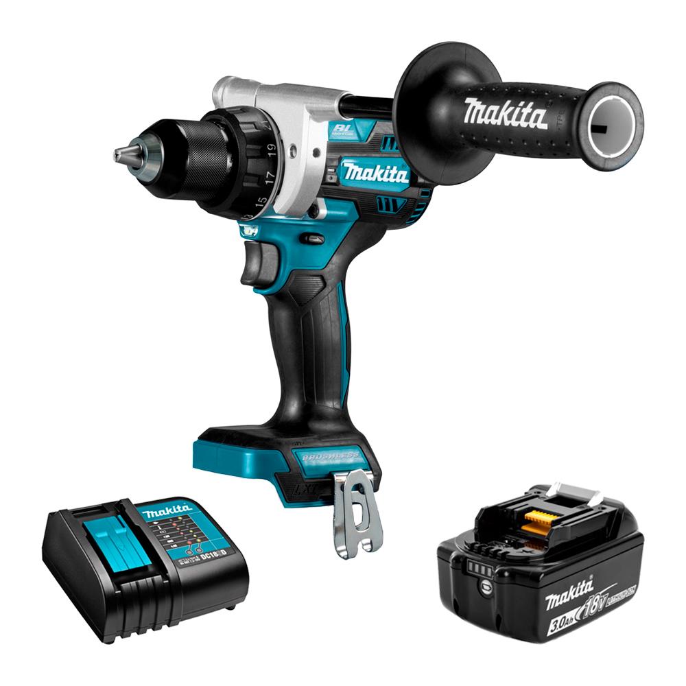 Набор инструментов Makita DDF486Z+BL1830B (632M83-6)+DC18SD (630881-4)