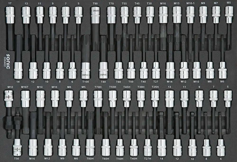 Набор головок бит 1/2", SFS 64 предметов