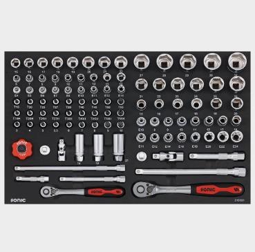 Набор инструментов Sonic Equipment Combination Set 3/8" SFS-M (101 предмет)