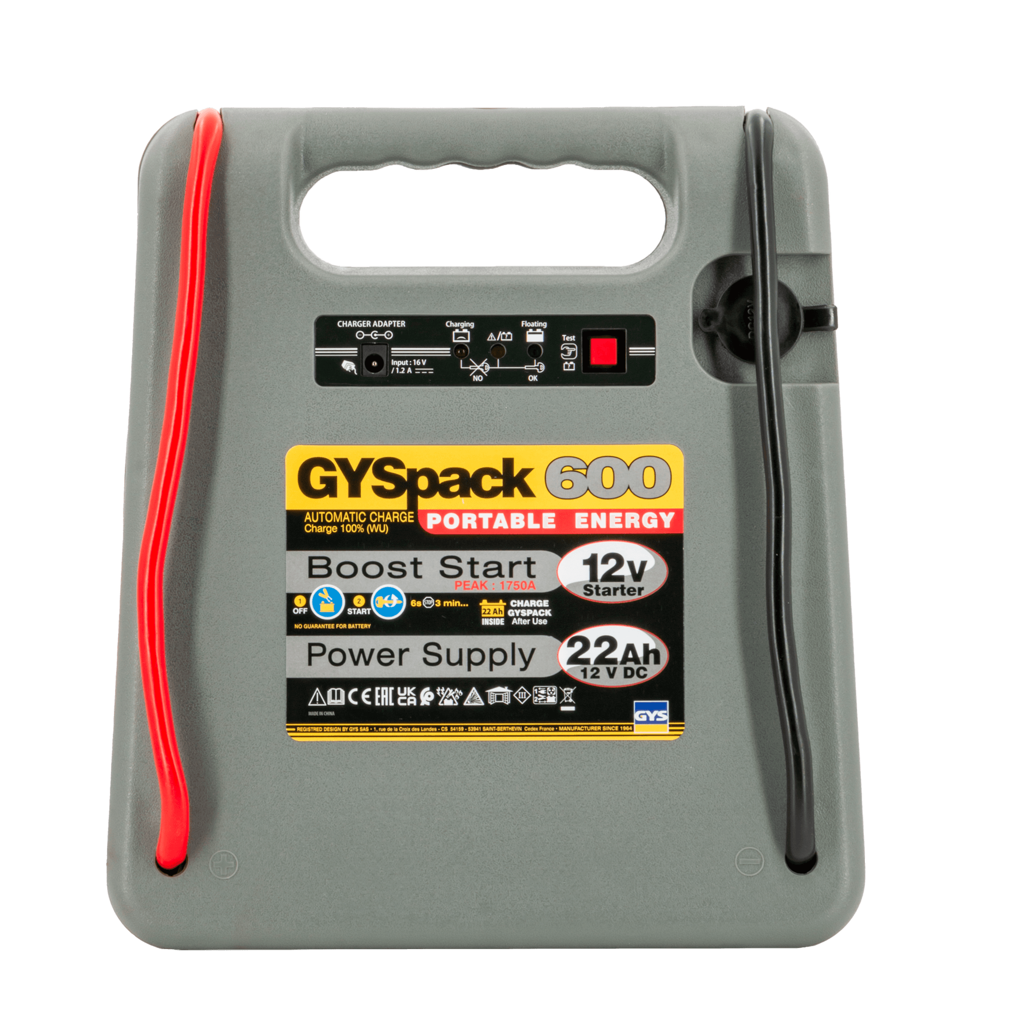 GYSPACK 600 Пуско-зарядное устройство 12V 1750А