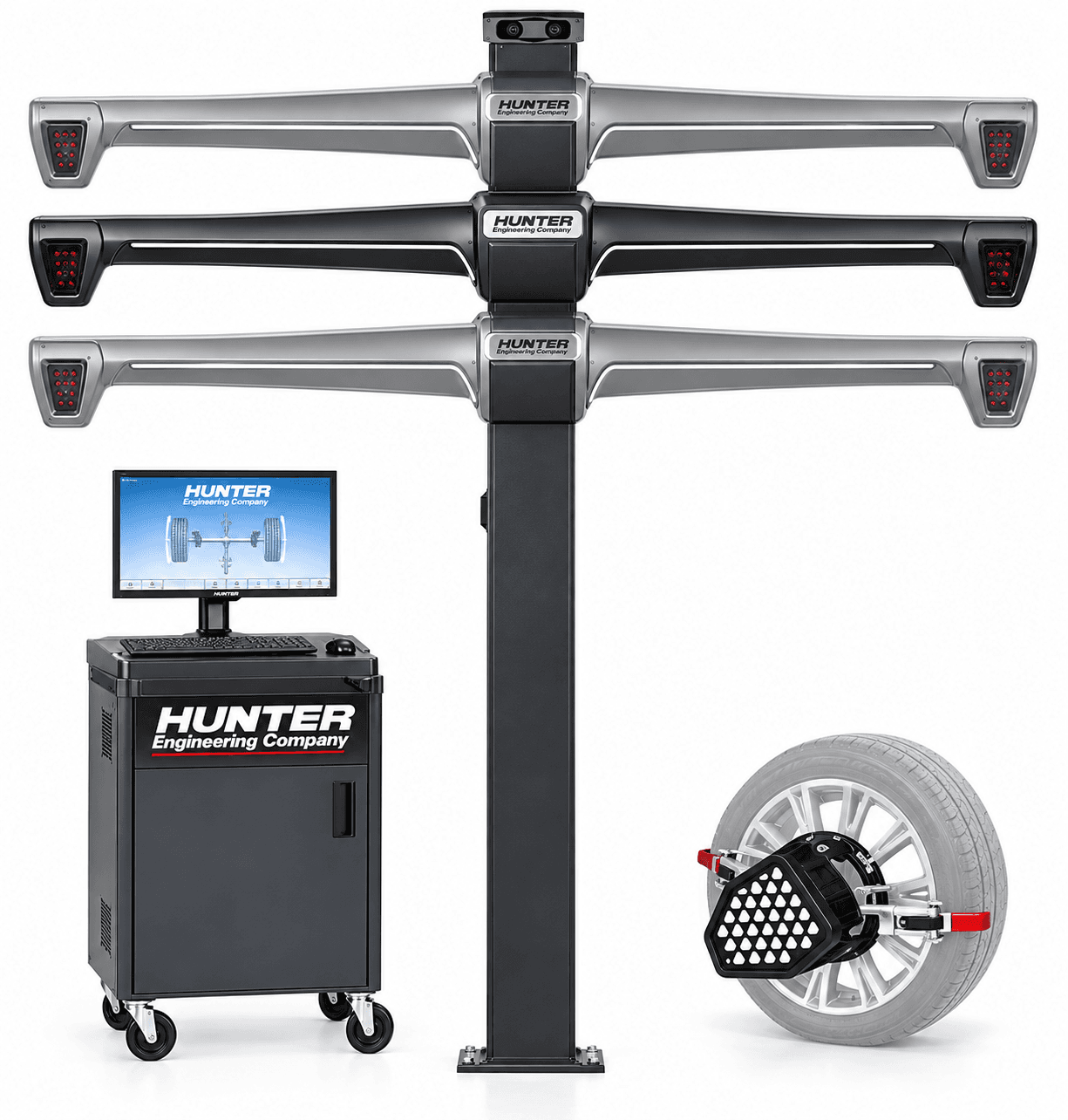 Hunter Light WA510/22NE-HS223FCA дөңгелектерді орнату бұрыштарын реттеу стенді
