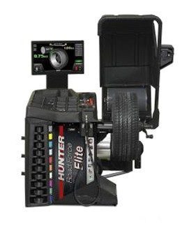 Стенд виброконтроля HUNTER Road Force ELITE с нагрузочным роликом и сканерами, крыльчатая гайка, RFE00BLKE